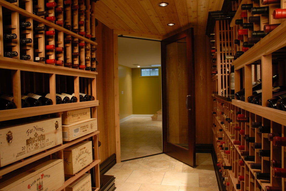 basement wine celllar
